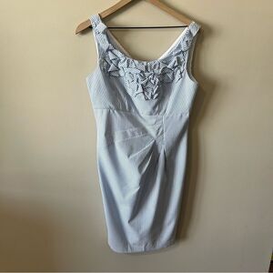 London Style Collection Seersucker Stripe Dress